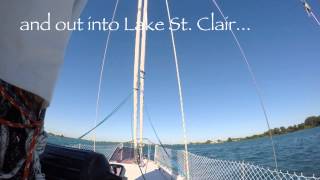 Down St Clair and Detroit River 1080