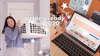 ORGANIZING MY LIFE FOR 2020 🌸 decluttering, planning, etc