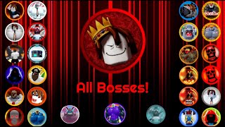 Roblox: 💪Mega Noob Simulator💪 - All Bosses!