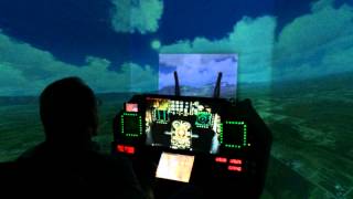 Larry Henkels - FSX Simpit evaluation ride. F-16 over Hill AFB, UT.