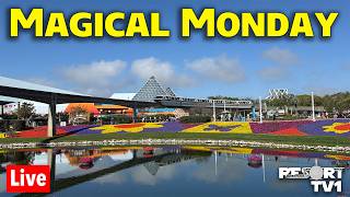 🔴Live: Magical Monday at Epcot - Spike the Bee Scavenger Hunt-Walt Disney World Live Stream -3-15-26