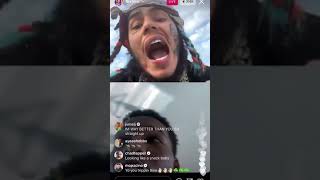 6ix9ine live Ig with 600 Breezy
