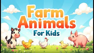 Farm Animals & Fun Facts | Flipbook for Kids | English Learning