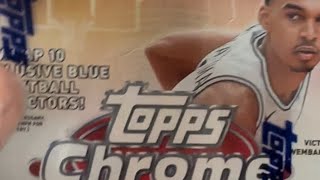 Opening Topps Chrome 2023 for Victor Wembanyama auto