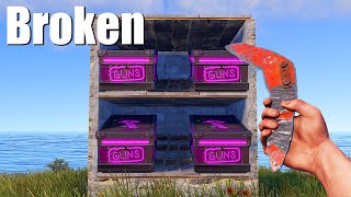 Boomerangs Broke Raiding in Rust..