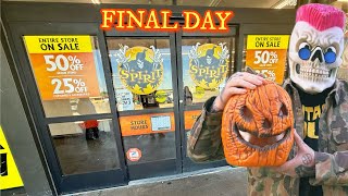 Spirit Halloween Clearance 🎃 POV Visit On The Last Day 🎃 
