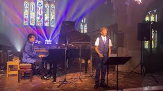13 year old Luca Brugnoli duets with Dominic Ferris singing When you believe/ I believe