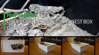 How To :: Underground Accessible Nest Box or Cave