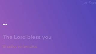 The Blessing / La Bendición (letra español ingles / lyrics spanish english) Karaoke