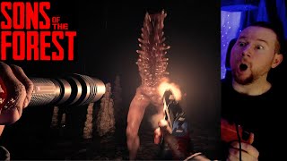 exploring NIGHTMARE caves in Sons of the Forest (w/ jenn & kalie)