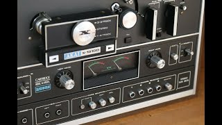 AKAI X-1810D stereo reel to reel tape recorder and 8-track - auto reverse