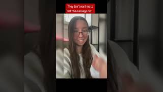 See last 3 videos for full context…They don’t want me speaking on any of this….