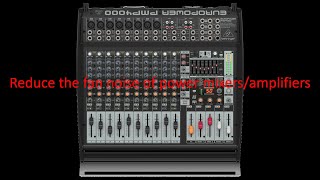 Behringer PMP4000 Powered Mixer Fan Mod