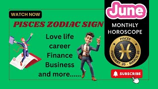 Pisces monthly horoscope june 2024 | meen rashi prediction in this month @Astrolife780