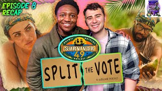 Survivor 49 Episode 8 Recap | Split The Vote | Bottoms-Up Tops-Down
