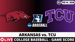 ARKANSAS VS TCU LIVE ⚾ College Baseball Game Score Radio Play-by-Play