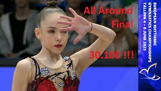 Stiliana Nikolova 🥈 Hoop AA Final (30.10) 2025 TALLINN European Rhythmic Gymnastics Championships