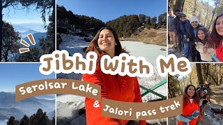 Exploring Serolsar Laks & Jalori Pass Trek | Day 2 in Jibhi | Travel vlog
