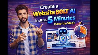 Create a Website Using BOLT AI in Only 5 Minutes #CodeCraftMarketing India