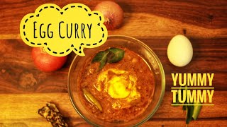 Spicy Egg Curry for Rice/ Simple and Tasty/ YUMMY TUMMY