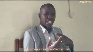 I Will Not Leave You Nor Forsake You, bible study Josh  11 9