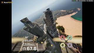 Flying with purposely bad PIDs for sense of flight effect「Tryp.FPV」