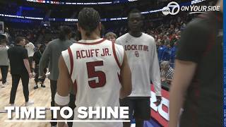 Fans say Arkansas needs Acuff to shine to topple No. 1 Arizona in Sweet 16