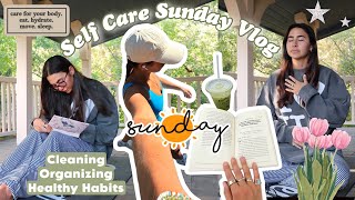 SUNDAY RESET TO FEEL BETTER | Cleaning, Self Care, Inner Child Healing, Productive Habits✨🌷📖🧘🏽‍♀️👟