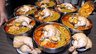 400 Bowls Sold Out in Just 2 Hours?! Best Spicy Chicken Noodles Ever / Korean street food