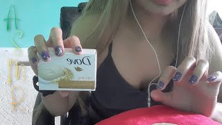 ASMR GENTLE TAPPING AND SCRATCHING (soap, hand movements) no talking