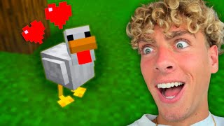 I Got a PET CHICKEN in Minecraft