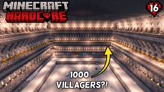 Starting An INSANE DWARF Trading Hall In Minecraft Hardcore Survival 1.21