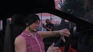 GTA V Matrix Armored Kuruma Interesting AI (spooky white car spotted several times)