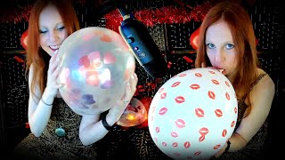 Blowing Up Valentine's Day Party Balloons (Cattex Duck Video Coming Soon Separately) |  Balloon ASMR