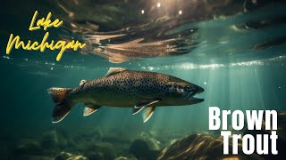 Spring Brown Trout Trolling Tips: Catch More Fish on Lake Michigan #fishing #browntrout #steelhead