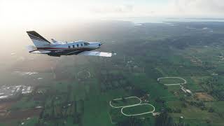 Microsoft Flight Simulator Auckland Approach flyalong