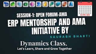 Session-1: Open forum-AMA