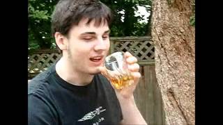 Canadian Man Enjoys Authentic Canadian Beverage