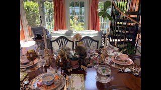 Table-Setting with Conversation-loving Betta Fish & Nature's Wild Animals!