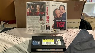 Opening and Closing To "Analyze That: A original 2002 film" (RHV) VHS New Zealand (2003) REUPLOADED