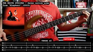 THE WHITE STRIPES - Seven nation army (bass cover w/ Tabs) [full HD]