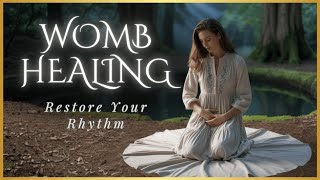 Restore Your Sacred Womb Rhythm | Divine Feminine Healing Journey | 4h (136.10 Hz, 528 Hz, 432 Hz)
