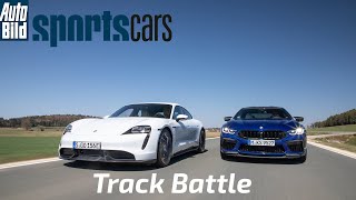 TRACK BATTLE: BMW M8 Gran Coupé vs Porsche Taycan Turbo S – Can volts outrun pistons on track?