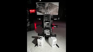 BMC Lights Ford 2011-2023 Super Duty Hitch Bar install with upfitter harness