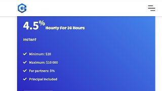 coinshuttle.biz - Hourly #HYIP investment site! Day 1 old!! Earn 4.5% hrly 24hrs #hyipsdaily