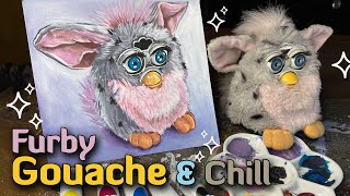 Gouache paint along! (Furby & Chill edition)