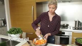 Christina Burns Shares Her Sauteed Kale, Roasted Butternut Squash, and Roasted Cauliflower Recipe