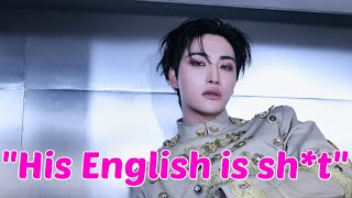 Seonghwa Faces Criticism Over English Skills Sparking Fierce Fan Backlash #shorts #reels #kpop #ad 