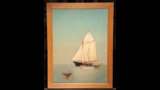 Classic American Painter Warren Sheppard Oil Painting @Auction, Thursday, April 10th, 7PM