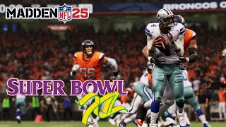 Madden 25: Dallas Cowboys vs Denver Broncos in Super Bowl XII